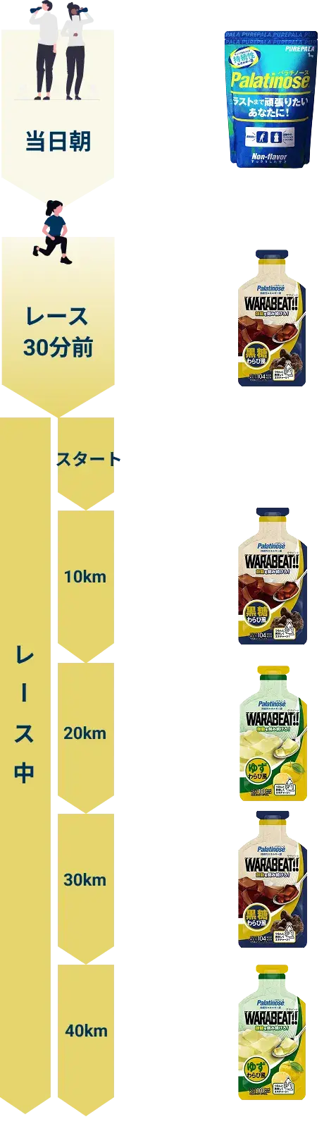 摂取タイミングの流れ